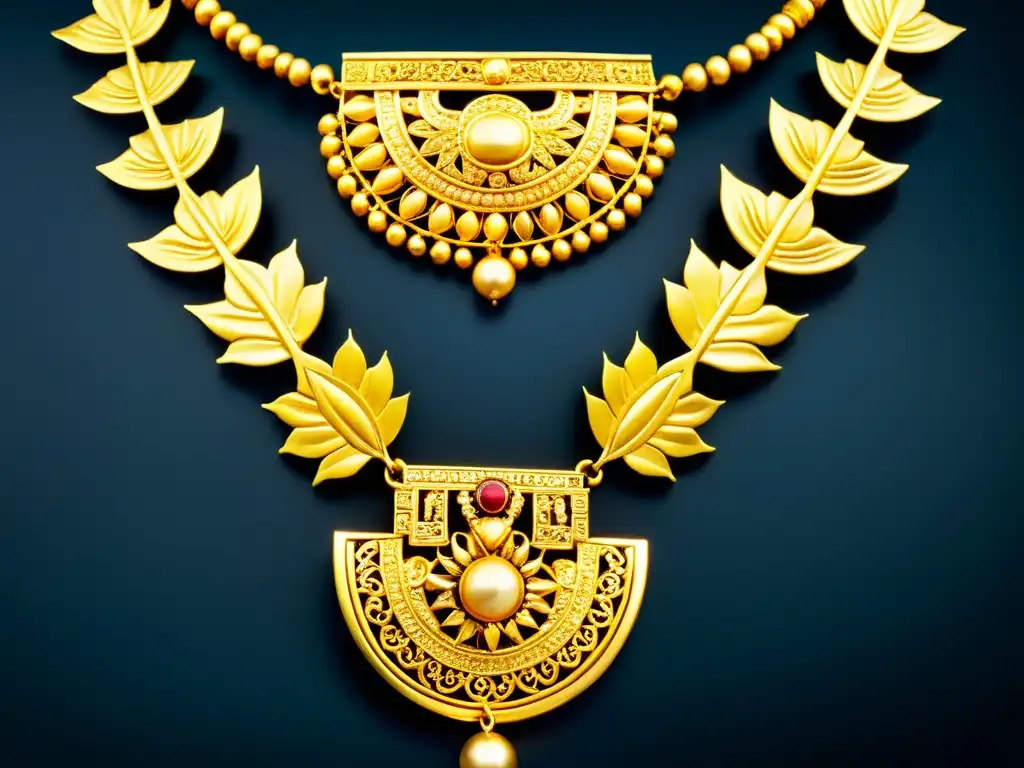 Descubre la belleza de la orfebrería precolombina en estas joyas de oro con diseños simbólicos