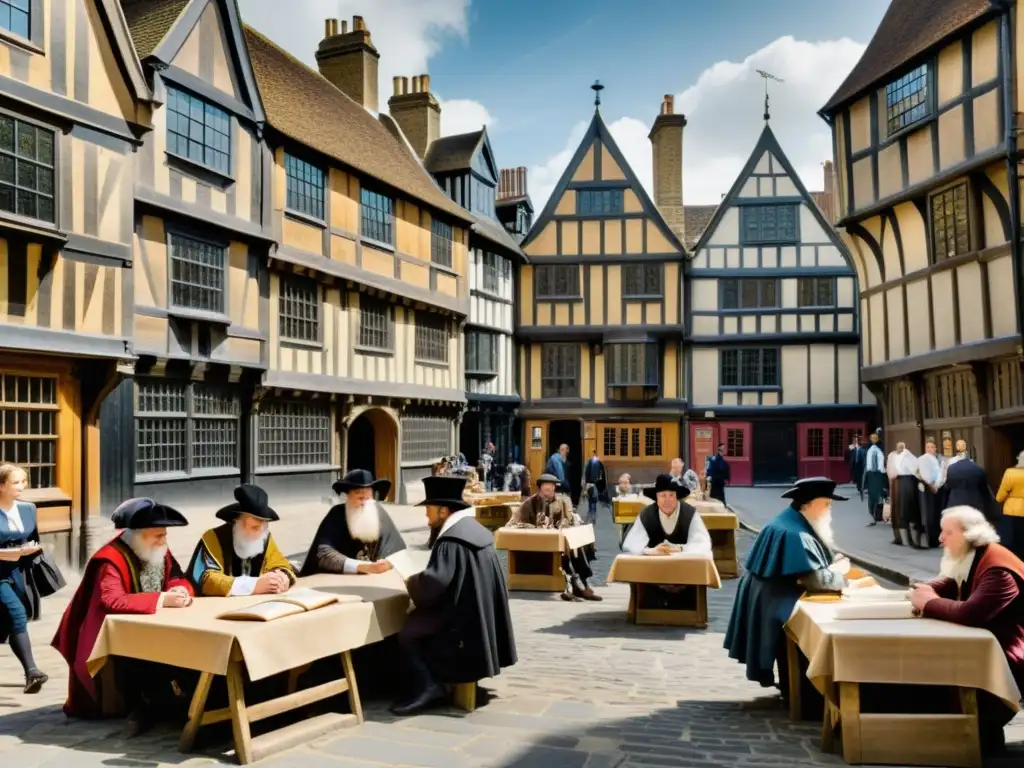 El bullicioso Renacimiento filosófico en las calles de la ciudad moderna de Londres en el siglo XVII