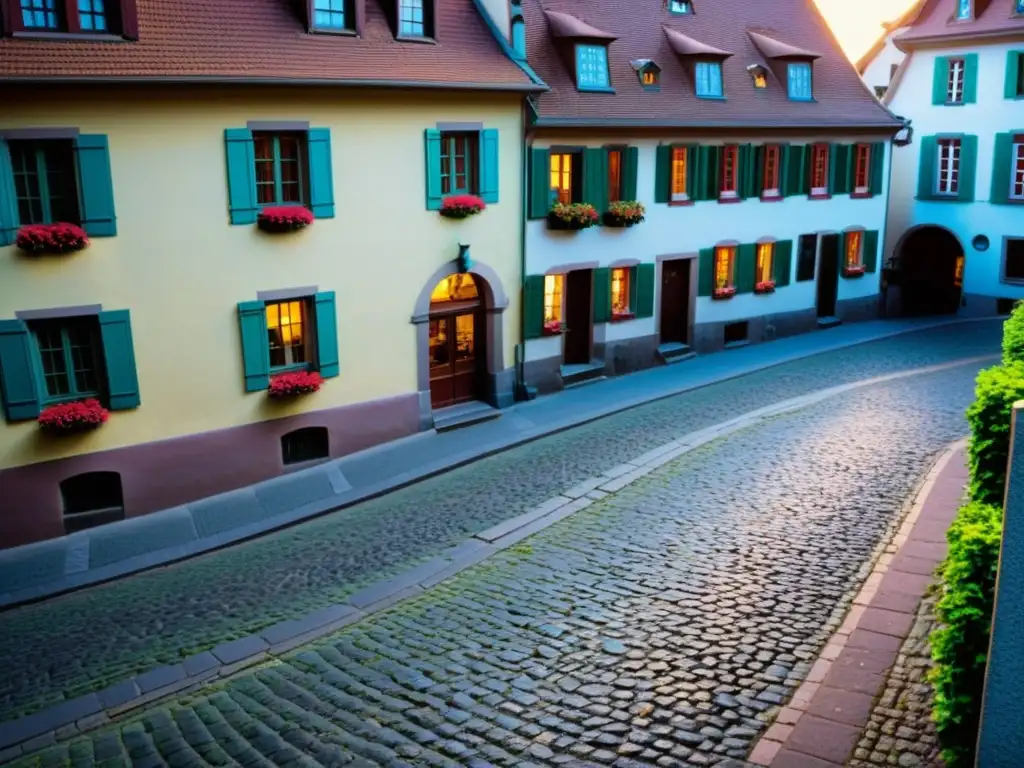 Callejuelas empedradas de Basilea, Suiza, donde Nietzsche encontró inspiración para 'Origen de la Voluntad de Poder'