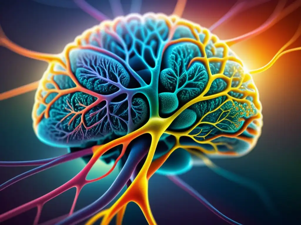 Detallada imagen de redes neuronales en el cerebro humano, simbolizando la compleja integración de la teoría de sistemas y filosofía de la ciencia