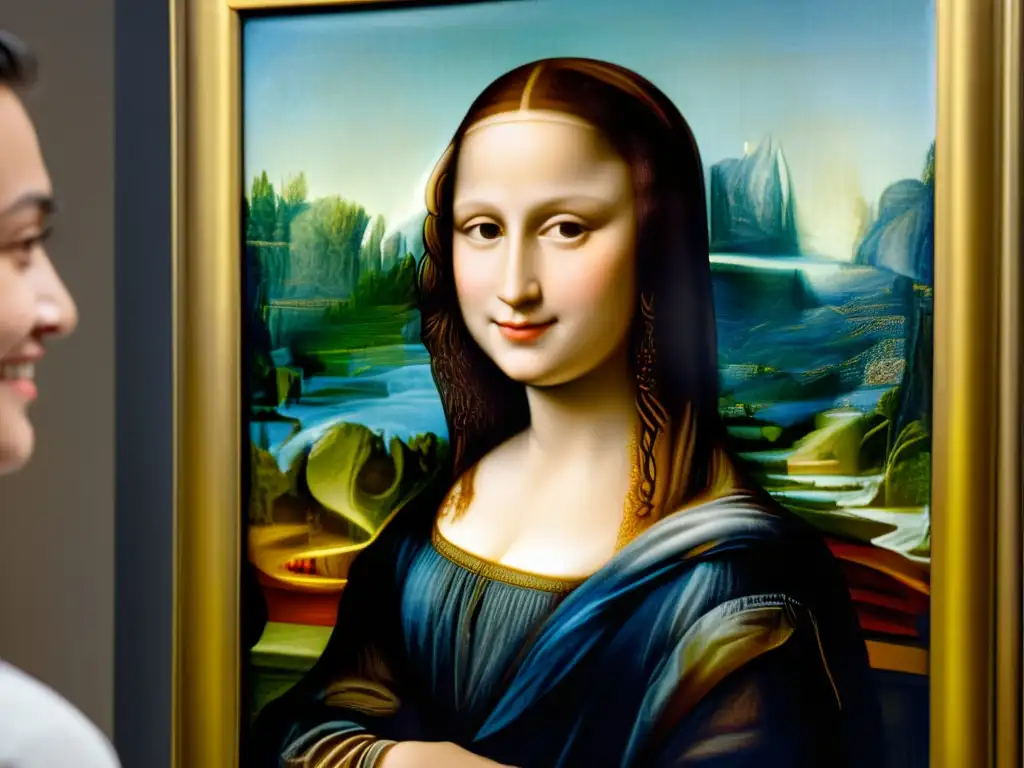 Detallado retrato de la Mona Lisa de Leonardo da Vinci, resaltando sus matices y la enigmática sonrisa