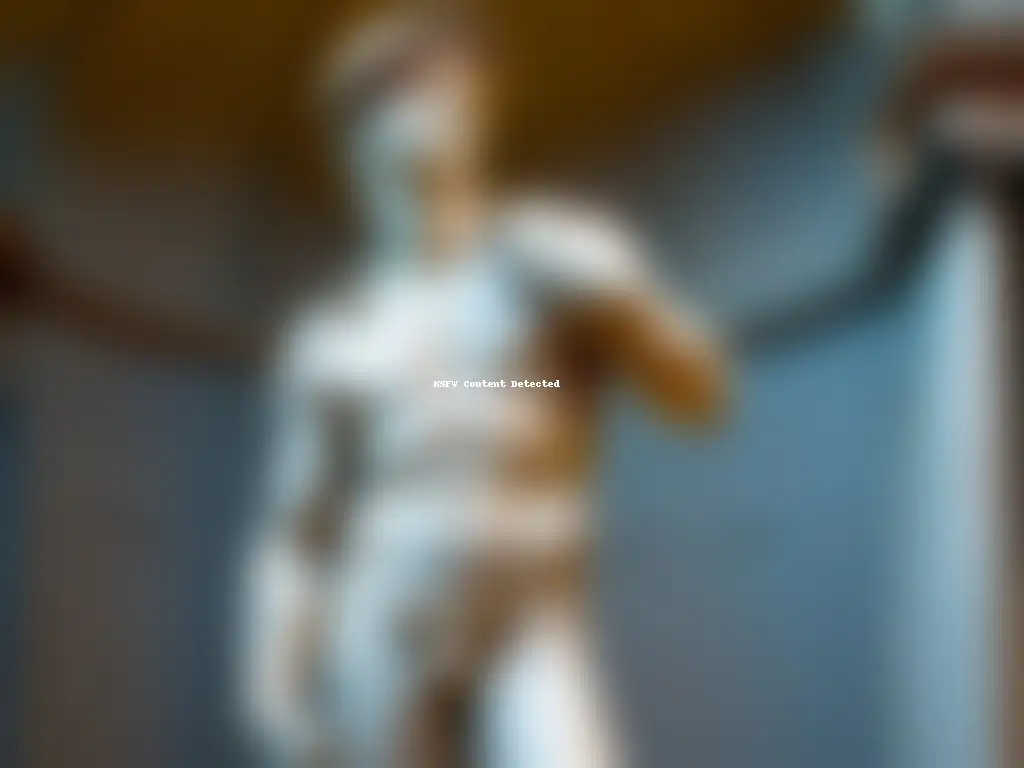 Detalle impresionante de la estatua de David de Miguel Ángel en la Galleria dell'Accademia