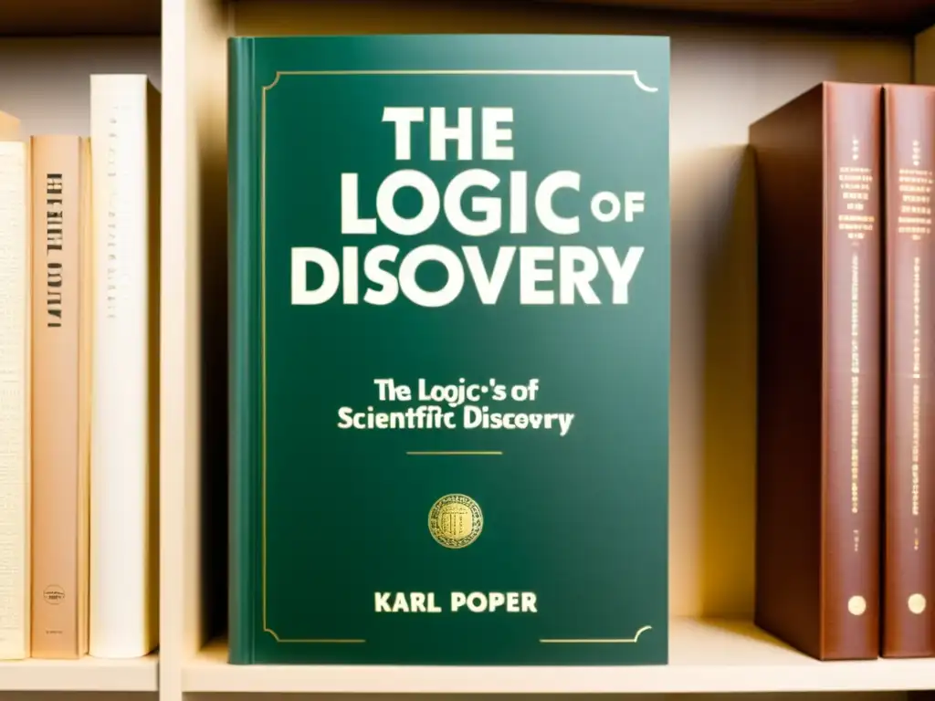 Detalles de 'La lógica de la investigación científica' de Karl Popper