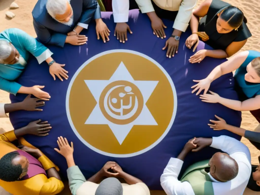 Diálogo interreligioso impacto cohesión comunitaria: Diversidad religiosa unida en diálogo y armonía, fomentando la comprensión y la unidad