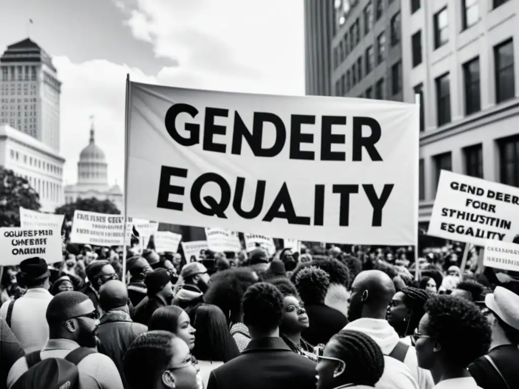 Manifestación de derechos LGBTQ+ con diversidad y activismo en la ciudad: claves filosóficas movimiento queer