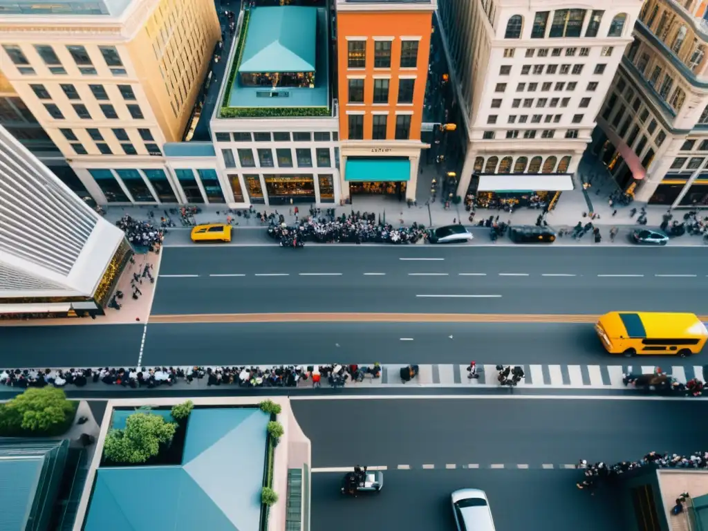 Diversidad y energía urbana en un paisaje vibrante, simbolizando el derecho a la libertad filosofía