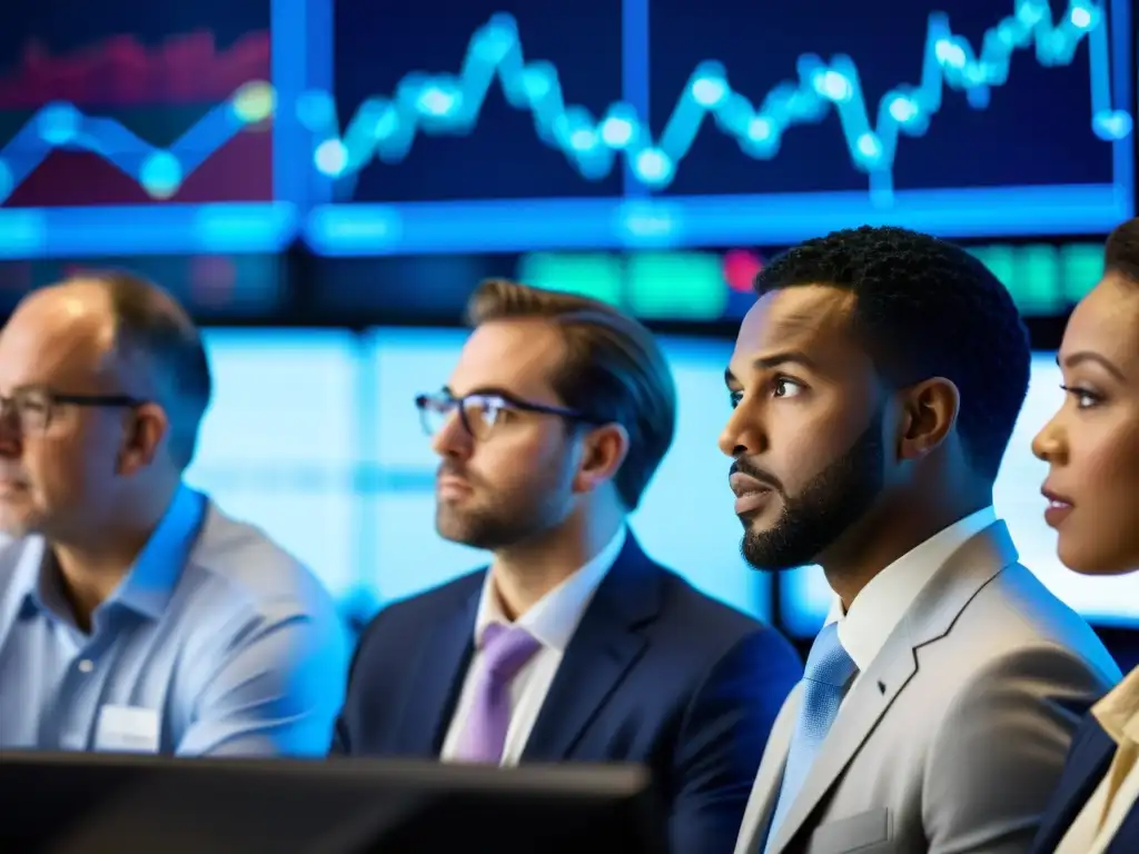 Inversionistas analizan mercado en bolsa Inversores diversos analizan tendencias en la bolsa, destacando la influencia de la psicología en decisiones de inversión