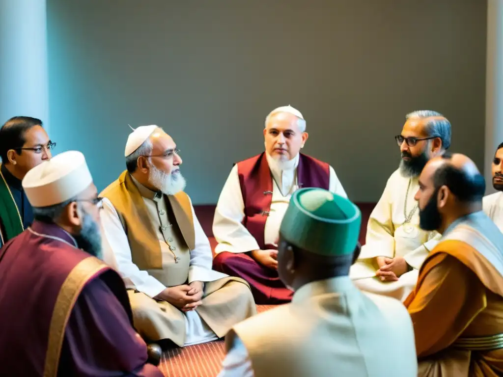 Líderes religiosos en diálogo interreligioso enfrentan extremismo en ambiente sereno y respetuoso