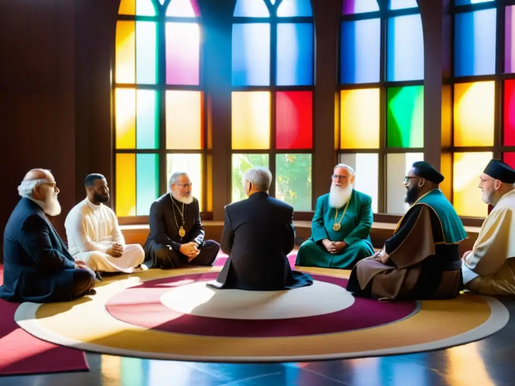 Líderes religiosos en diálogo interreligioso impactan cohesión comunitaria al compartir perspectivas en atmósfera de respeto y unidad