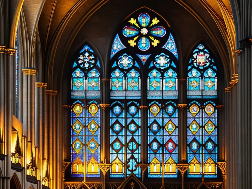 Los mágicos vitrales de la Catedral de Notre Dame capturan la filosofía de la luz en arquitectura gótica con sus vibrantes patrones de color