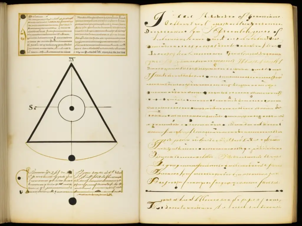 Manuscrito de Isaac Newton sobre alquimia, mostrando su influencia en la ciencia y los misterios de la alquimia