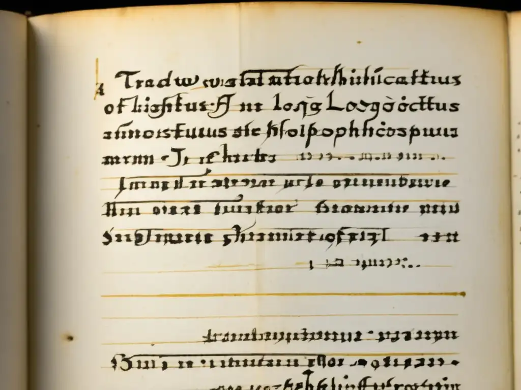 Manuscrito detallado de 'Tractatus Logico-Philosophicus' de Wittgenstein Manuscrito del 'Tractatus Logico-Philosophicus' de Ludwig Wittgenstein, con anotaciones detalladas en los márgenes
