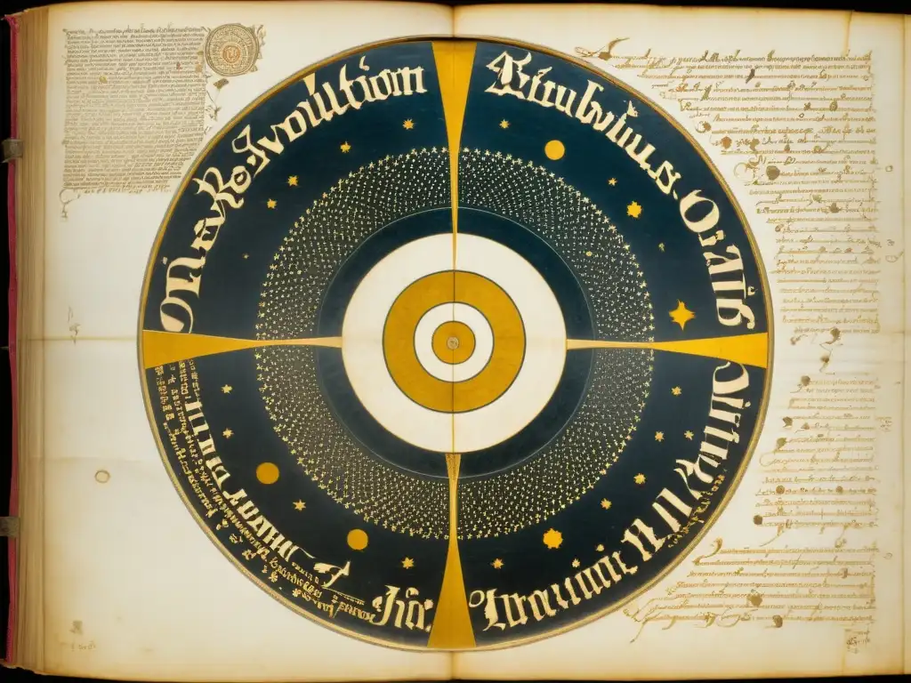 Manuscrito antiguo de Copérnico: revolución copernicana y cosmología en la historia del pensamiento filosófico