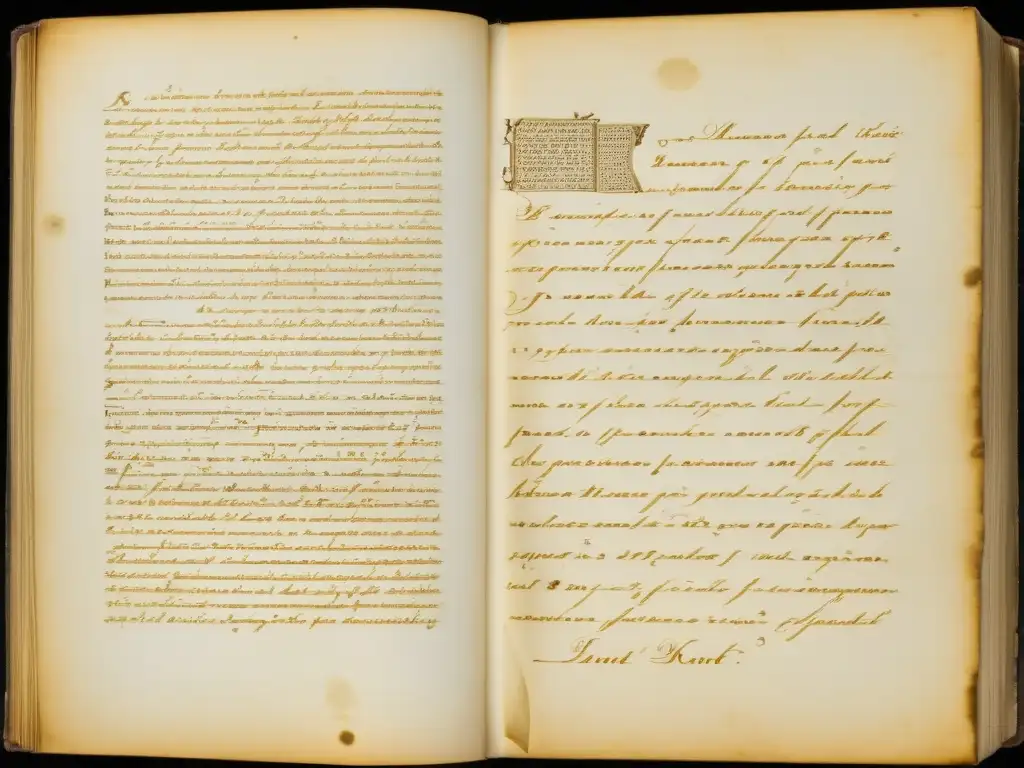 Manuscrito original de la 'Crítica de la razón pura' de Immanuel Kant, con anotaciones detalladas del filósofo ilustrado