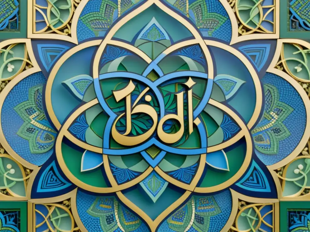 Un mosaico geométrico en tonos vibrantes evoca las enseñanzas Sufis para bienestar psicológico