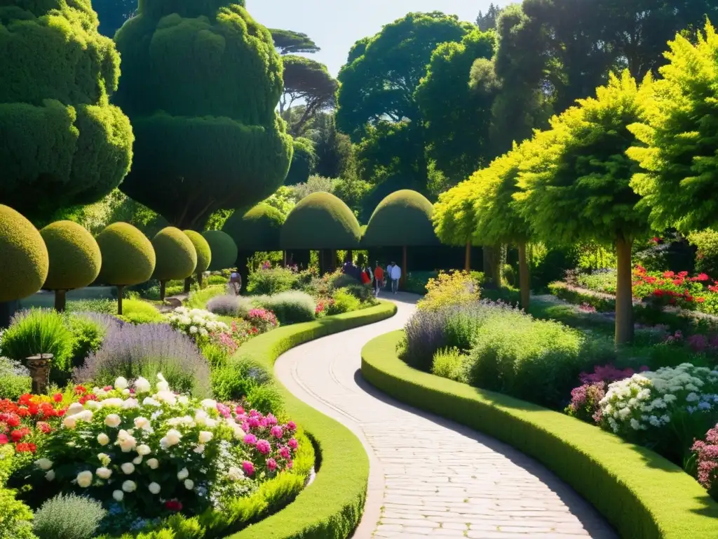 Un paseo inspirador por los Jardines de Epicuro, donde la filosofía del placer se entrelaza con la naturaleza exuberante y las conversaciones animadas
