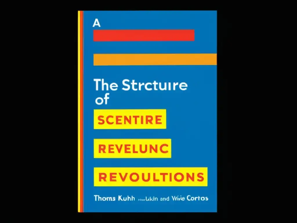 Portada del libro 'La Estructura de las Revoluciones Científicas' de Thomas Kuhn con una ilustración impactante sobre paradigmas científicos
