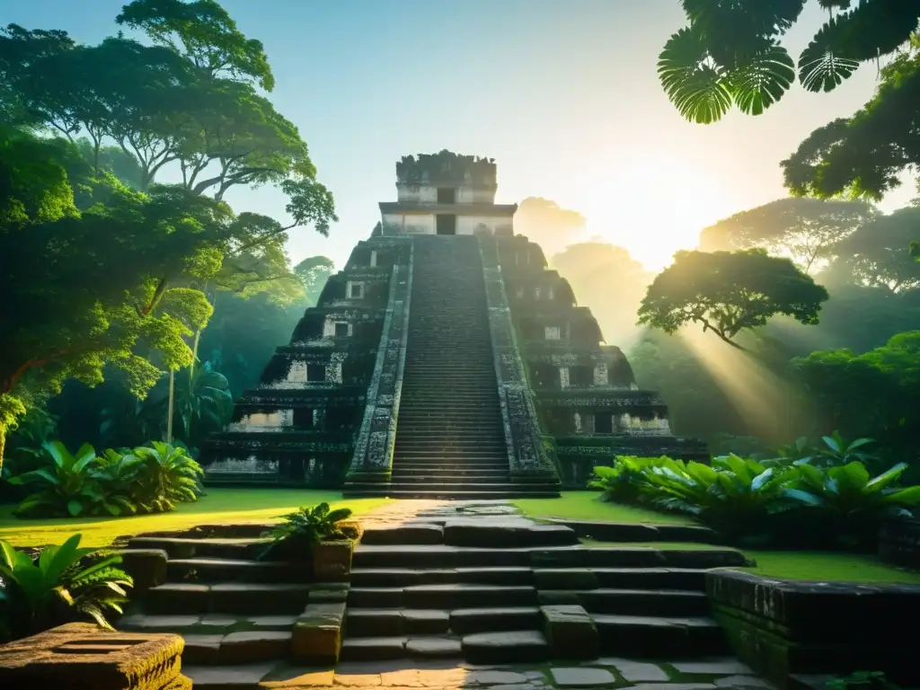 Retiros filosóficos en el místico Templo Maya en Centroamérica, rodeado de exuberante naturaleza y sabiduría ancestral