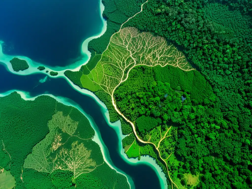 Desolación en la selva amazónica: contraste entre la exuberante vegetación y áreas deforestadas