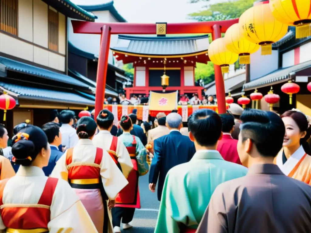 Un vibrante desfile de Festivales Matsuri captura el espíritu Shinto en Japón